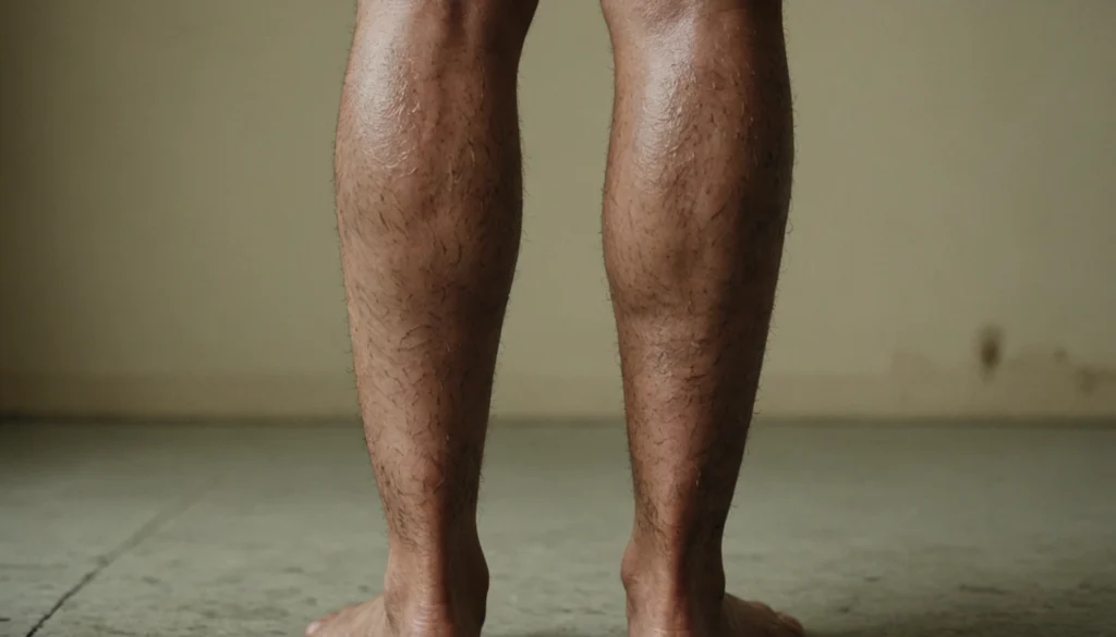 cicatrice rasoir jambe
