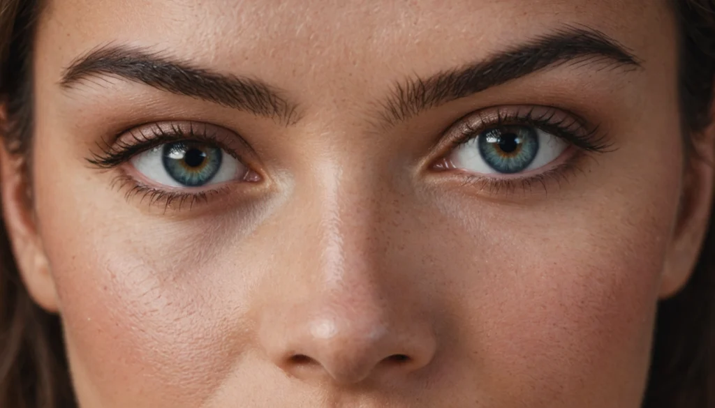 forme sourcils visage
