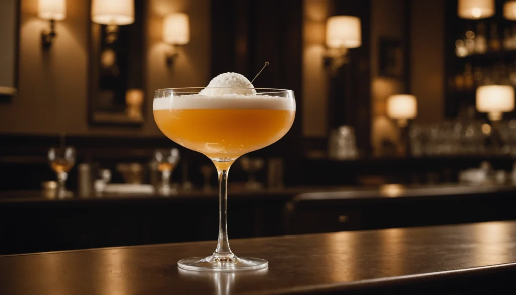 cocktail avec blanc d'oeuf