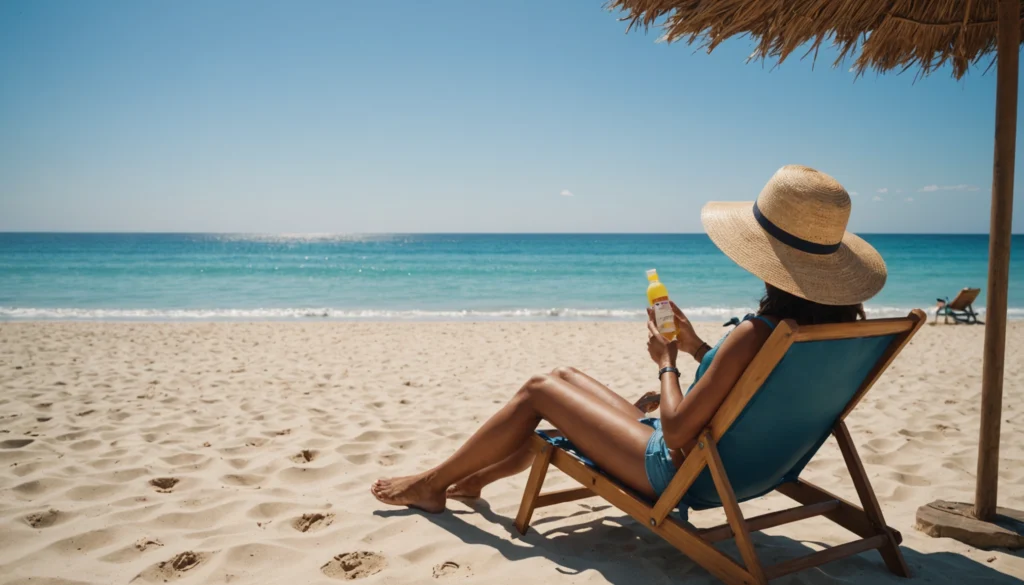 peau uv avant après
